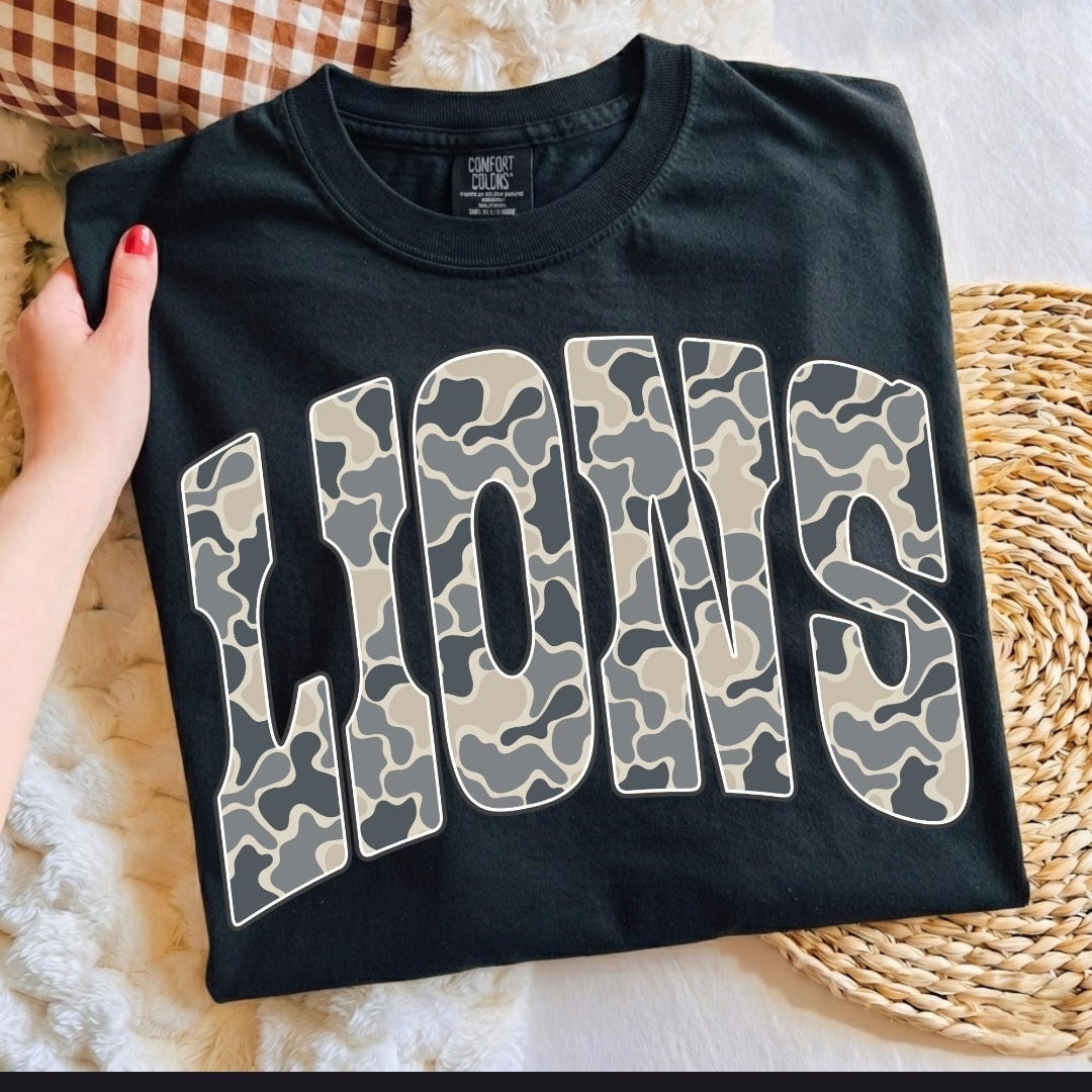 LIONS Camo Tee